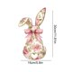 thumbnail image 3 of Decoraciones de Pascua, adornos de Pascua, regalos de Pascua, conejos de Pascua, letrero de puerta de madera 2D, corona colgante, decoración, letrero de puerta de bienvenida de madera, placa de puerta, 3 of 6