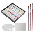 thumbnail image 1 of Pigmento De Pintura Acrílica, Juego De Pintura Acrílica Soluble En Agua De 24 Colores Lavable Para Pintar Para Regalo OTVIAP Acrylic Paint Set, 1 of 8