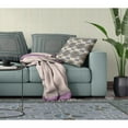 thumbnail image 5 of Nandini Flowers Indoor/Outdoor Pillow with Removable Cover in Gray Orange 26x26, 5 of 5