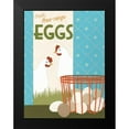 thumbnail image 2 of Vess, June Erica 19x24 Black Modern Framed Museum Art Print Titled - Free-Range Eggs, 2 of 5