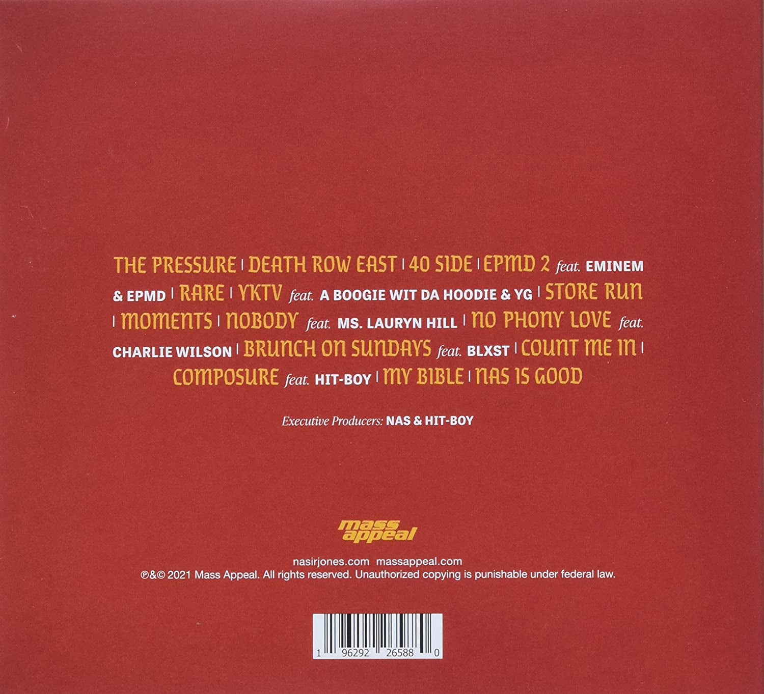 Nas - King's Disease II - Music & Performance - CD