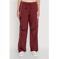 thumbnail image 4 of Womens Hyper Stretch Contrast Piping Track Pants, 4 of 5