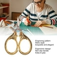 thumbnail image 3 of Sewing Mini Scissors, Multipurpose Stainless Steel  Stitch Scissors Vintage DIY Engraved Handle Ergonomic  For Home, 3 of 8