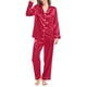 thumbnail image 2 of Pijama Prolriy para mujer, conjunto de manga larga con botones, ropa de dormir suave, ligera, cómoda, pantalones largos, ropa de estar en casa, conjuntos de pijama para mujer, conjuntos de estar para, 2 of 5
