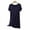 Navy, variant on Yuanlook Women's Short Sleeve Nightgown, U-Neck Loose Soft Midi Sleep Dress Casual Loungewear M-XL