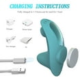 thumbnail image 2 of liyafei Portable Butterfly Vibrators for Women, Quiet Sex Toy for Women, Clitoris Stimulator with 7 Tongue Lick Modes, 7 Vibration Modes, Shock Function, Magnetic Clip and Remote Control, 2 of 5