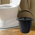 thumbnail image 6 of Mornei Chamber Pot with Lid Handle Urinal Urine Storage Pot Spittoon Chamber Bucket for Without Base, 6 of 9
