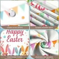 thumbnail image 4 of Colorful Eggs Happy Easter Banner Easter Bunny Easter Display Floral Decor Arch Design Easter Bunny Backdrop for Easter Party Family Gathering Holiday Decoration, 4 of 4