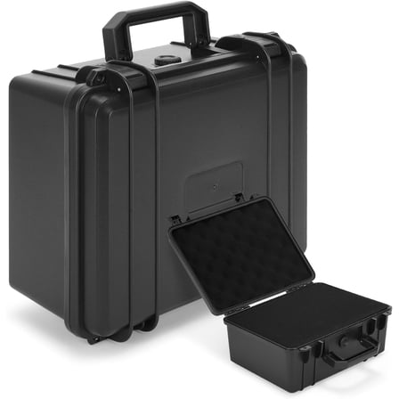 Ymokee Hard Case, IP67 Waterproof Protective Case with Foam Insert, 11" x 9.5" x 5.1"