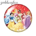 thumbnail image 4 of Princesas de Mickey de Disney, regalo de Navidad, 10 piezas, 12mm/18mm/20mm/25mm, foto redonda, cabujón de cristal, collar de espalda plana, 4 of 4