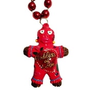 MARDI GRAS CREATIONS Red Goddess of Love Voodoo Bead Mardi Gras Beads Party Favor Necklace