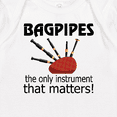 thumbnail image 3 of Inktastic Bagpipe Player Funny Music Joke Baby Romper Coveralls, 3 of 4