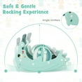 thumbnail image 5 of Gymax 3-in-1 Kids Slide Rocking Horse Set Convertible Toddler Slide w/ Basketball Hoop Green, 5 of 10