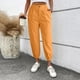 thumbnail image 1 of WILLBEST Pantalones Casuales para Mujer, de Color Liso, con Cremallera y Bolsillos En Ángulo para Uso Diario y Comodidad con Estilo. Chica, 1 of 5