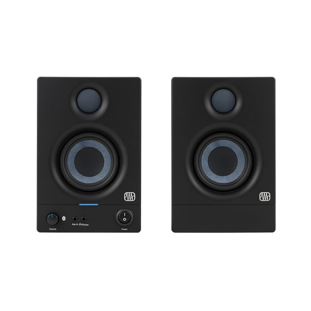 PreSonus Eris 5BT Bluetooth Studio Monitors, Pair - 5" Powered, Active Monitor Speakers for Near Field Music Production, Audio Mixing & Recording