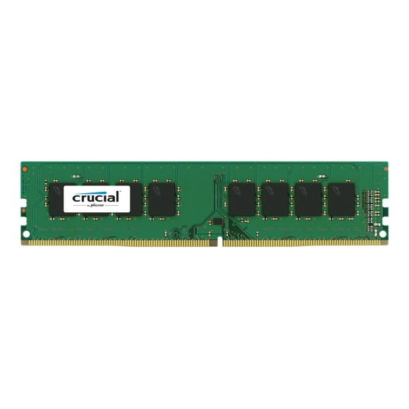 Crucial - DDR4 - module - 8 GB - DIMM 288-pin - 2400 MHz / PC4-19200 - CL17 - 1.2 V - unbuffered - non-ECC