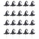 thumbnail image 2 of Paquete de 20 Piezas de Palillos de para Magdalenas de Brujas de de Halloween para Decoración de s Infantiles Negro Gloria Toppers de la torta de Halloween, 2 of 9