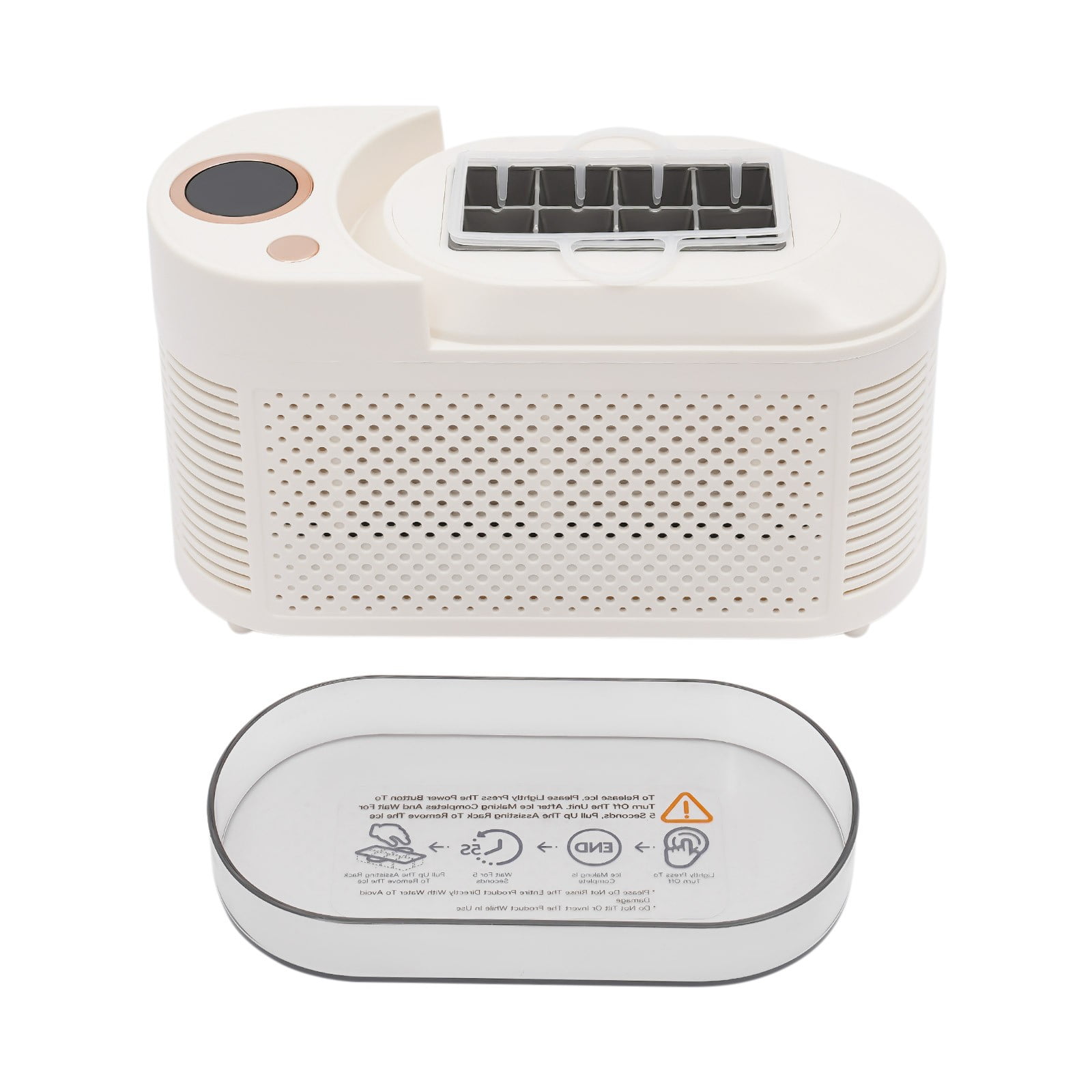 Ice Maker Portable Compact Ice Cube Making Machine Countertop Ice Maker for Car Travel