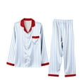 thumbnail image 1 of Ensemble de Pyjama Assorti Coupe Régulière Femmes Parent-Enfant Ensemble Mode Ample Décontracté Manches Longues Haut Vêtements de Maison Pyjamas Ensemble Deux Pièces, 1 of 7