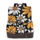 thumbnail image 1 of Fotbe Yellow White Daisy Pattern Mochila Bolso con Estampado para Mujer, Mochila Antirrobo de Nylon Impermeable, Bolsa Ligera de Hombro, 1 of 4