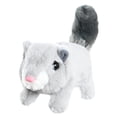 thumbnail image 1 of Juguete electrónico interactivo de peluche, realista, compañero que camina y ladra. Gris, 1 of 8