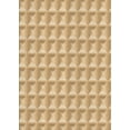 thumbnail image 1 of Ahgly Company Machine Washable Indoor Rectangle Transitional Cinnamon Brown Area Rugs, 6' x 9', 1 of 7