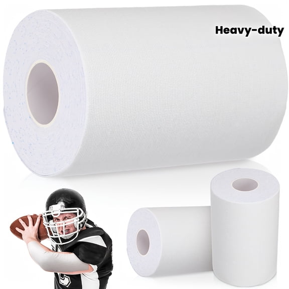2 Rolls (33ft Total) Football Turf Tape - Heavy-Duty High Quality & Ultra-Sticky Kinetic Bandage for Football,, Field Hockey - Burn, Turf Burn, Athletic Care for Players