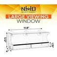 Nature’s Hangout Clear Suction Cup Window Bird Feeder for Wild Birds - image 4 of 9