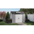 thumbnail image 6 of Rubbermaid Large Resin Outdoor Storage Shed, 10.5 x 7 ft., Gray, with Substantial Space for Home/Garden/Back-Yard/Lawn Equipment, 6 of 7