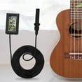 thumbnail image 3 of Temperature Humidity Meter LCD Hygrometer Thermometer for Violin Guitar Ukulele(Black), 3 of 8