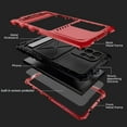 thumbnail image 4 of for Samsung Galaxy s24 Ultra Case Heavy Duty Metal Aluminium Bumper Built in Screen Protector Lens Military Grade Rubber Hard Durable Phone Cases Men  s 24 Ultra 2024 Red, 4 of 12