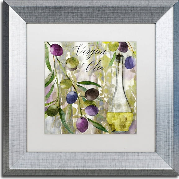 Trademark Fine Art "Colors Of Tuscany II" Canvas Art by Color Bakery, White Matte, Silver Frame