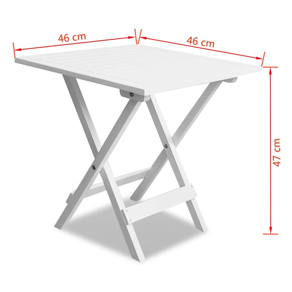 Lowestbest Bistro Table, 18" Folding Kitchen Dining Table for Patio Garden Kitchen Livingroom Lowestbest Bistro Table, 18" Folding Kitchen Dining Table for Patio Garden Kitchen Livingroom
