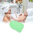 thumbnail image 2 of Unique Bargains Cute Penguins Pattern Bath Sponge Body Scrubber 1 Pc Cyan, 2 of 6