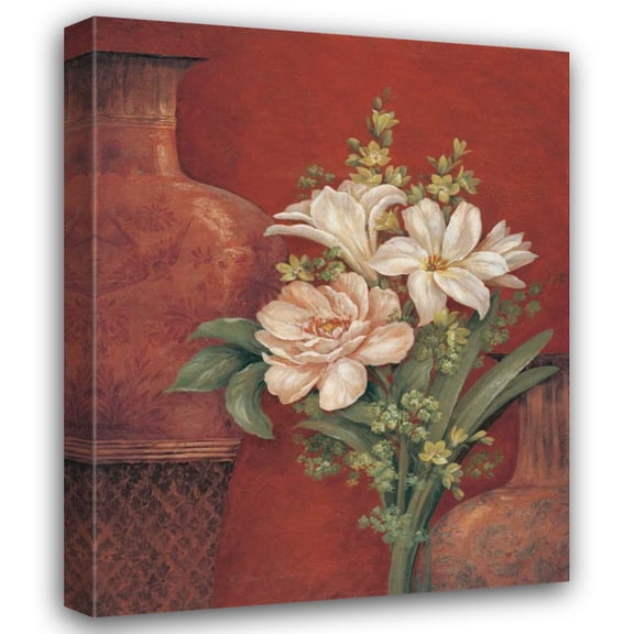 Pamela Gladding 15x18 Gallery Wrapped Canvas Wall Art Titled - Venetian Chinois II