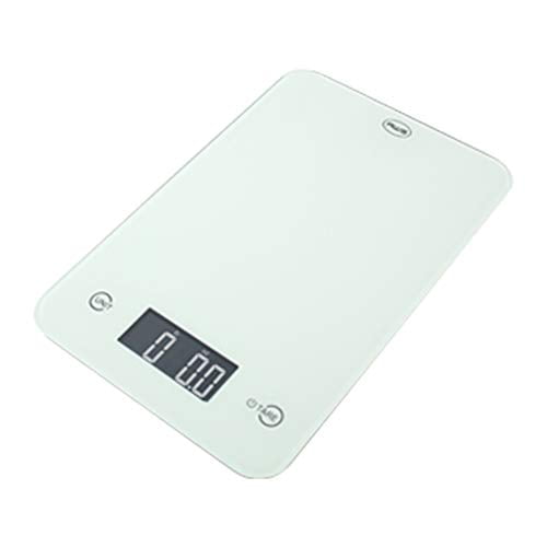 American Weigh Scales Inc ONYX-5K-WT Échelle de Cuisine en Verre AMW 5KG X 1G Blanc