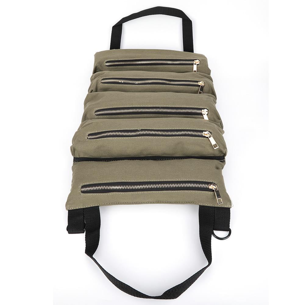 Kritne Canvas Tool Holder,Tool Bag,Portable Canvas Spanner Wrench Tool