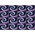 thumbnail image 1 of Ahgly Company Machine Washable Indoor Rectangle Transitional Medium Purple Area Rugs, 7' x 9', 1 of 7