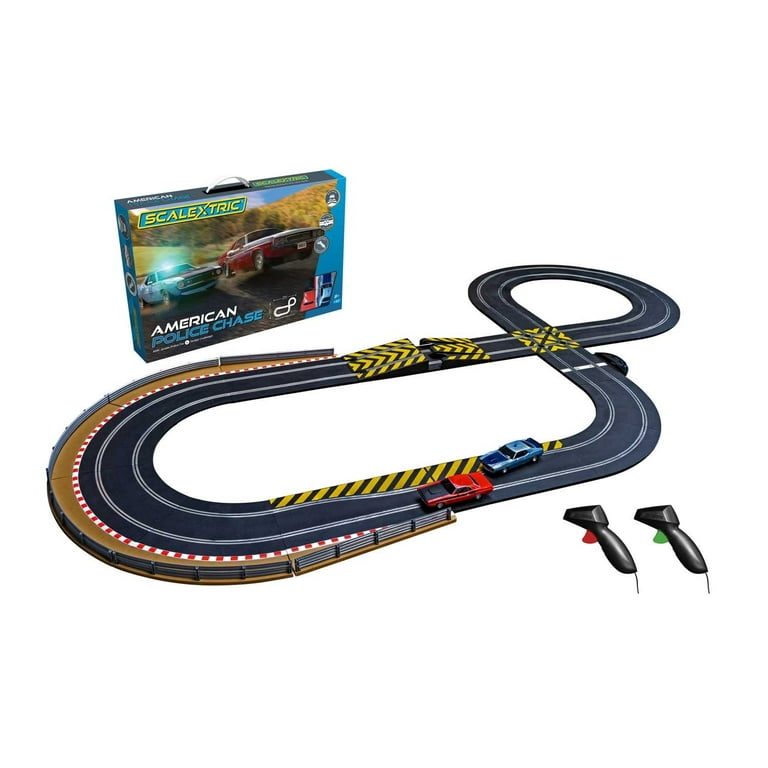 Scalextric C1405T American Police Chase Javelin vs Dodge