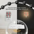 thumbnail image 4 of Yayeee LED Night Lights with Motion Detectors Auto Dusk to Dawn Light Sensors, 2 Pack, Green Plaid, 4 of 7