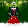 thumbnail image 3 of Disfraz de mujer adulta para fiesta navideña, disfraz de Navidad, traje de actuación escénica, 3 of 5