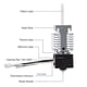 thumbnail image 4 of For Ender 3 V3 SE Hotend Kit 260 High Temperature Hotend Replacement 0.4mm Nozzle for Creality Ender 3 V3 SE 3D Printer., 4 of 5