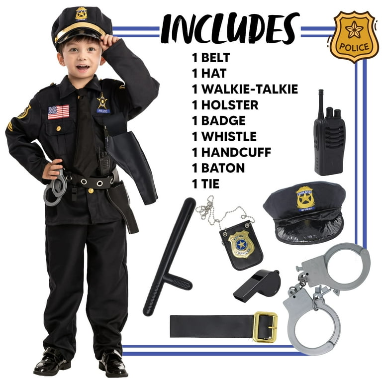 SPOOKTACULAR, Child Boy Police Costume