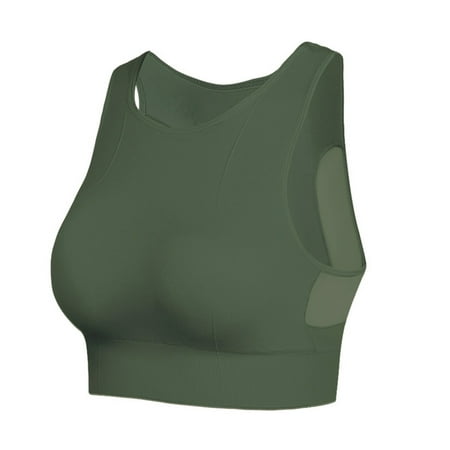 

cdar Bra Breathable Solid Color Wireless Sexy Wirefree Bra for Yoga Sports Bra