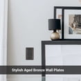 thumbnail image 4 of Funda de enchufe Wallplates DEWENWILS de bronce envejecido, paquete de 4, 4 of 7