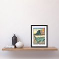thumbnail image 2 of Distant View of Mount Zozu Sanuki Province Utagawa Hiroshige Japanese Woodblock Classic Collection Artwork Framed Wall Art Print A4, 2 of 4