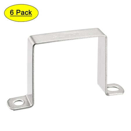 

Uxcell 68 x 72mm 304 Stainless Steel U Shaped Connector Bracket 6 Pack