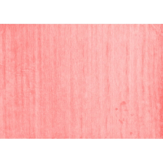 Ahgly Company Indoor Rectangle Solid Red Modern Area Rugs, 7' x 9'