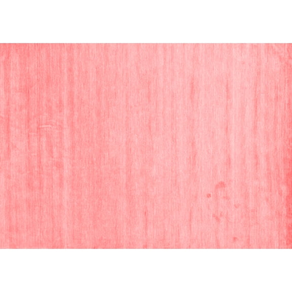 Ahgly Company Indoor Rectangle Solid Red Modern Area Rugs, 2' x 3'