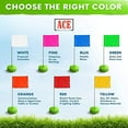 Fluorescent Lime Marking Flags 1000 Pack - 4x5-Inch Marker Flags - 15 ...